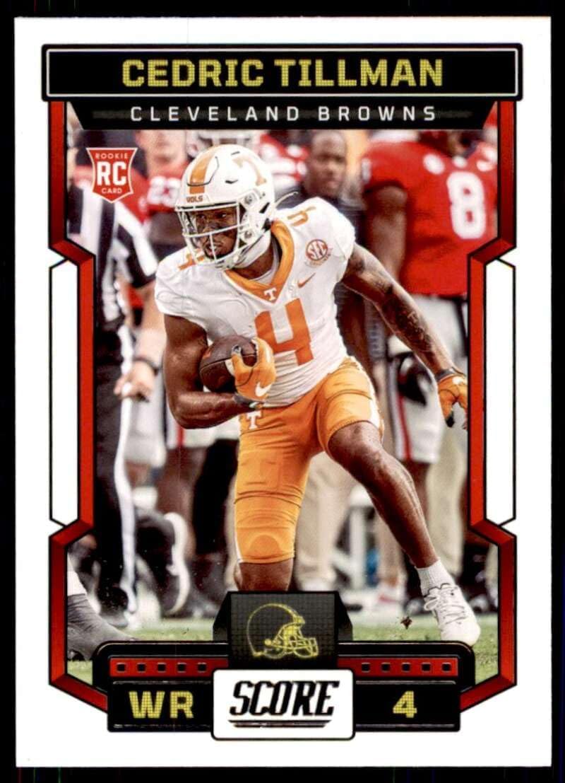 2023 SCORE #355 CEDRIC TILLMAN RC ROOKIE CLEVELAND BROWNS FOOTBALL NFL