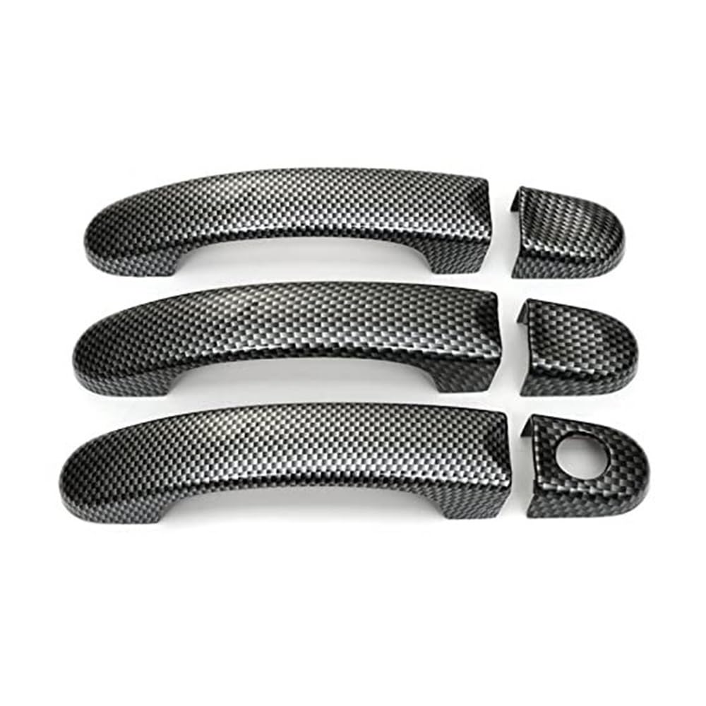 FLBZBLKASL Car Door Handle Cover for Vw for T5 Transporter 2003-2015 & for T6 2015+ External Trim Decor Right Handle