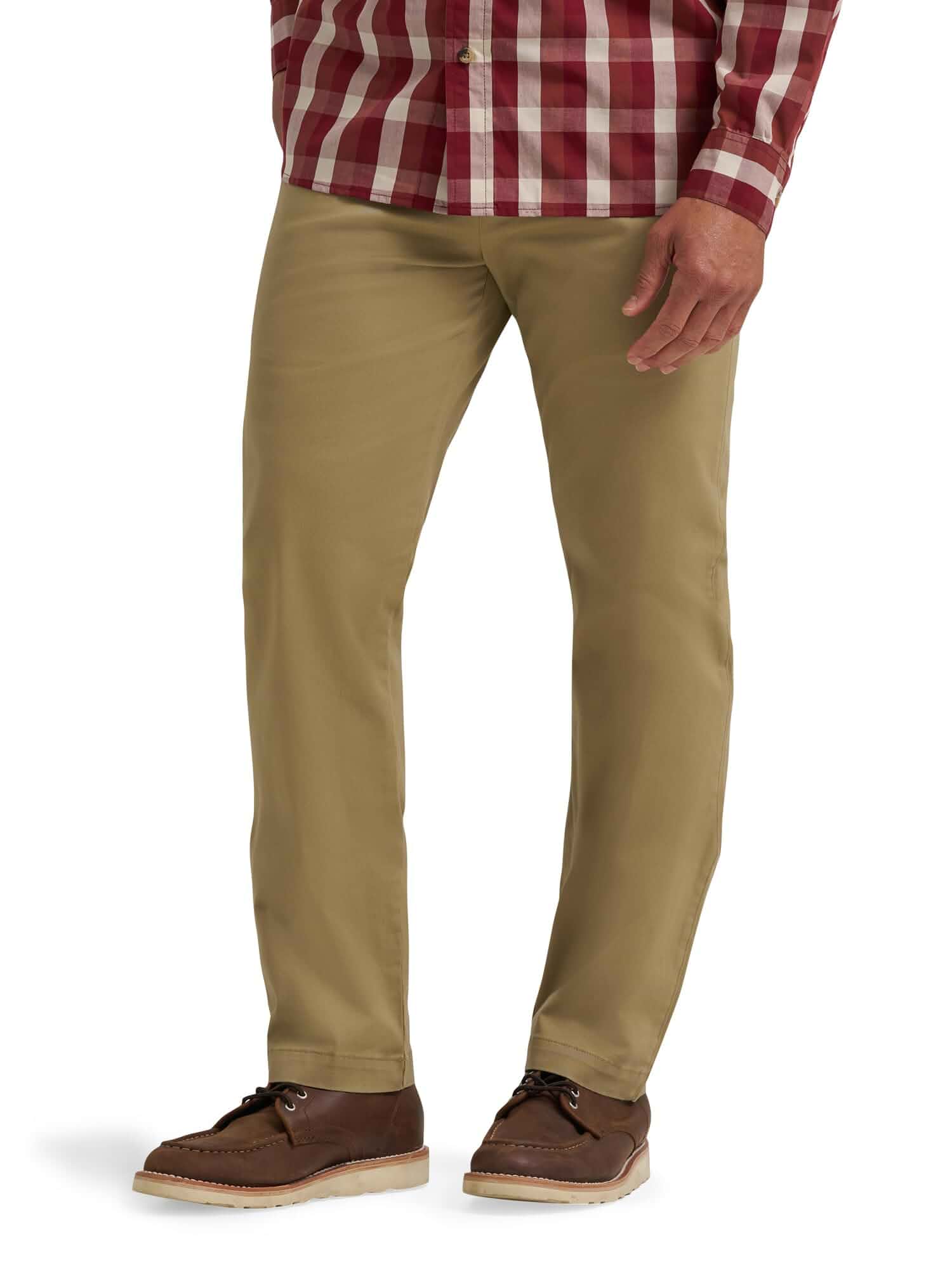 Wrangler Authentics Men's Straight Fit Flat Front Chino Straight