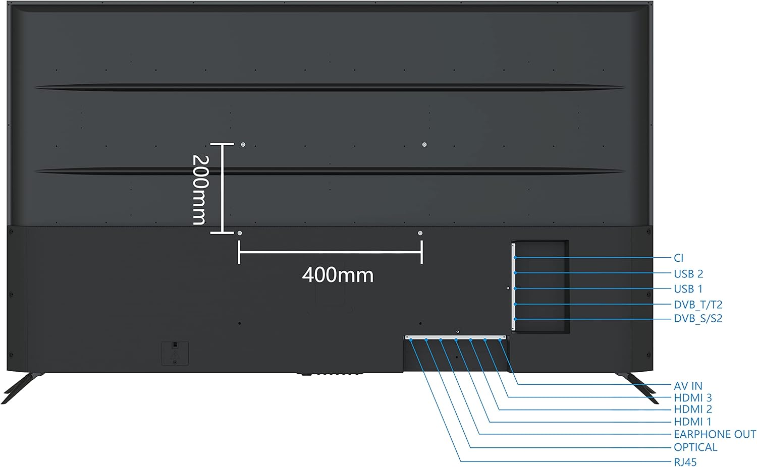 TV 65 SMART TECH ULTRA HD SMART TV ANDROID SMT65E1MUC2M1B1