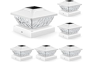 Solar Post Cap Lights for Bold Outdoor Lighting Touches