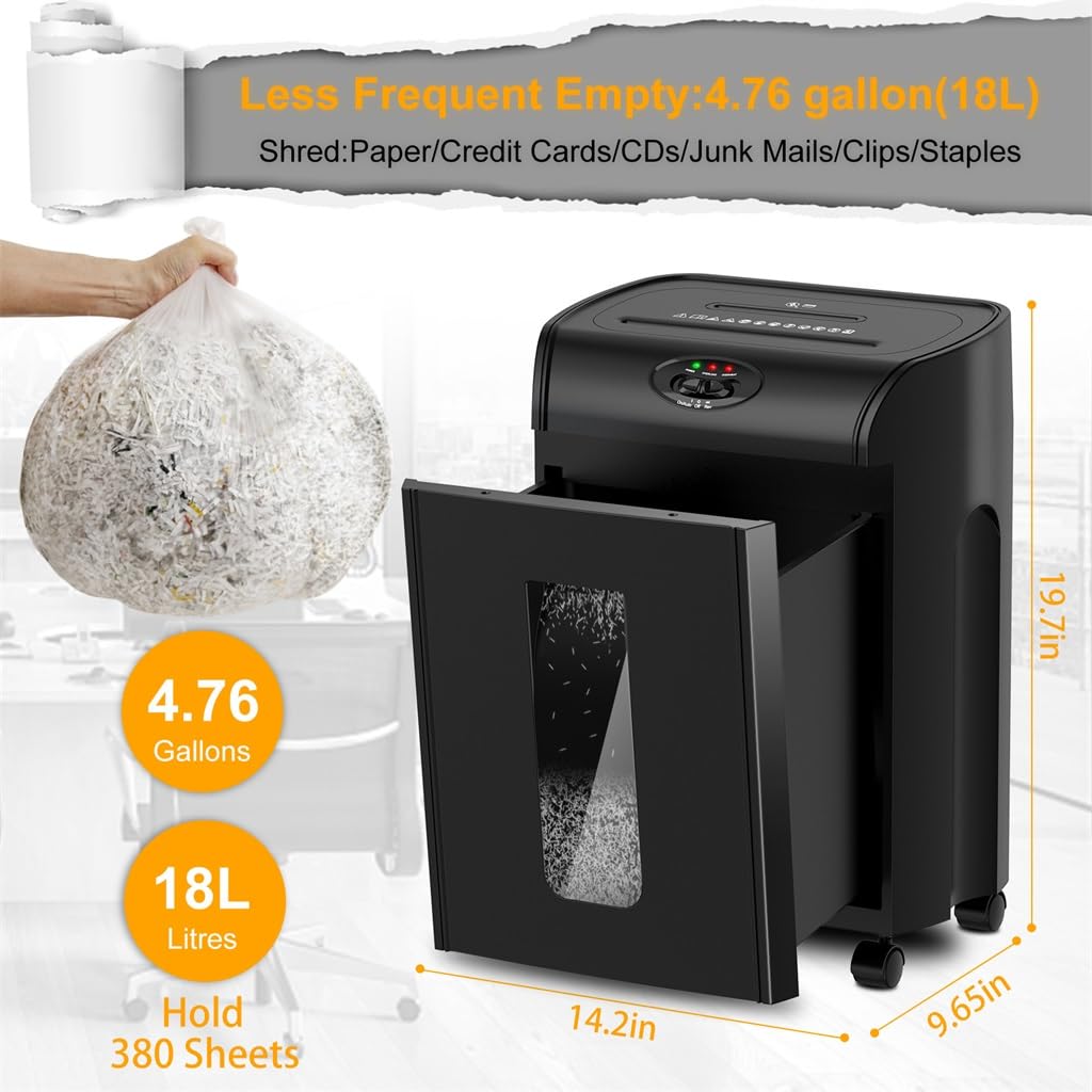 Oficina granular silenciosa estupenda de la trituradora de Papel y confidencialidad Avanzada casera