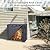 RICHIE Waterproof Firewood Racks Covers, 4FT Logs Wood Storage Outdoor Holder Cover, Heavy Duty 600D Fabric with PVC Coating, Grey