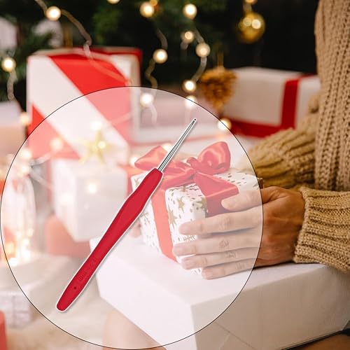 Miniatura 7 de Aguja de ganchillo de ganchillo de tamaño pequeño QLRFFLJOY 0.049 in Gancho de ganchillo Hilo de bordar Herramienta de tejido de hilo de encaje DIY