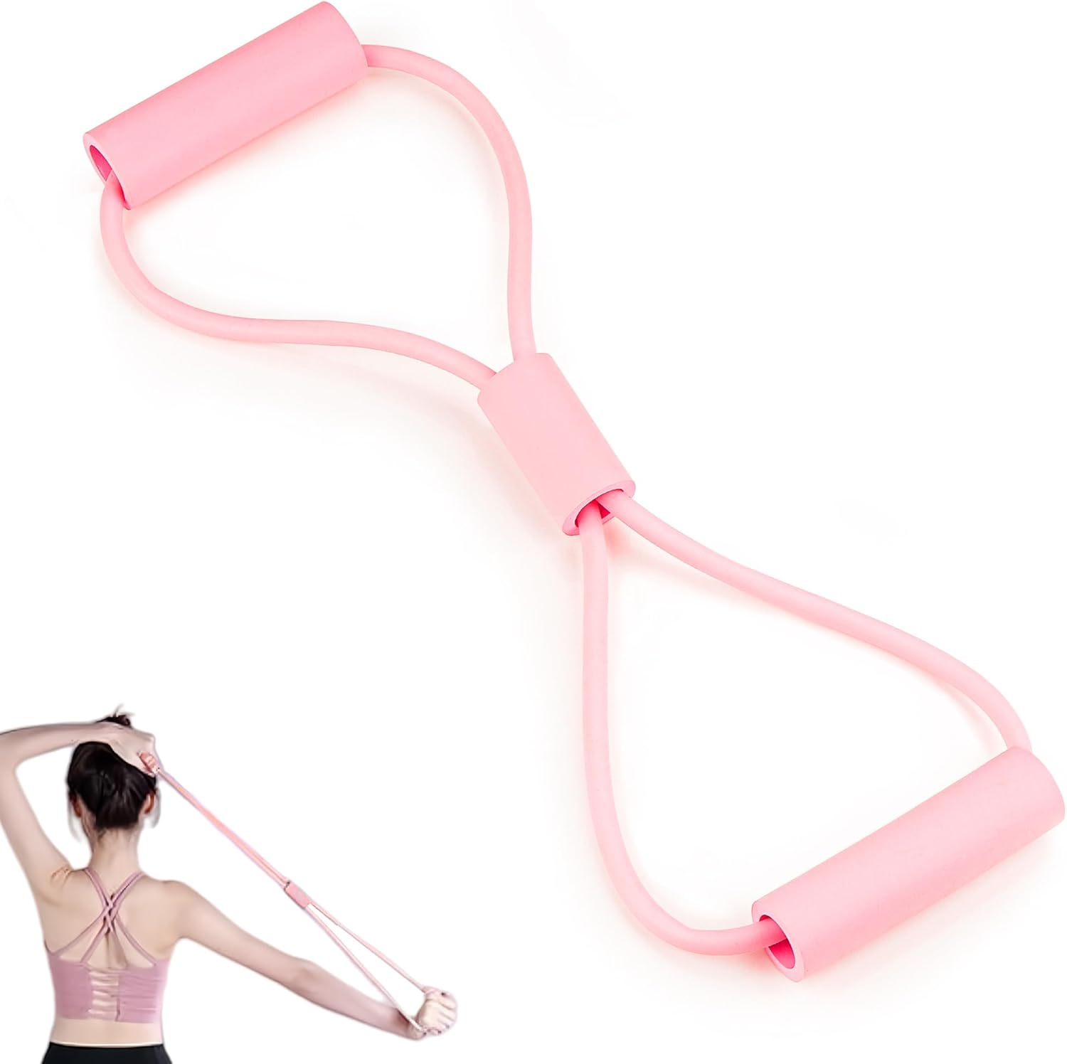 Biiange Chest Expander Pull Exerciser, Arms Pull Up, Pull Rope Strength Training, Chest Expander Resistance, Chest Expander Spring Chest Expander for Home Workout