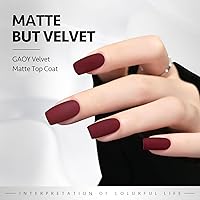 Vista 4 de GAOY Gel Top Coat, Matte Top and Base Coat Set, 3 Pcs 16ml Glossy Matte No Wipe Combination for UV Light Cure Gel Nail Polish 2 capas superiores