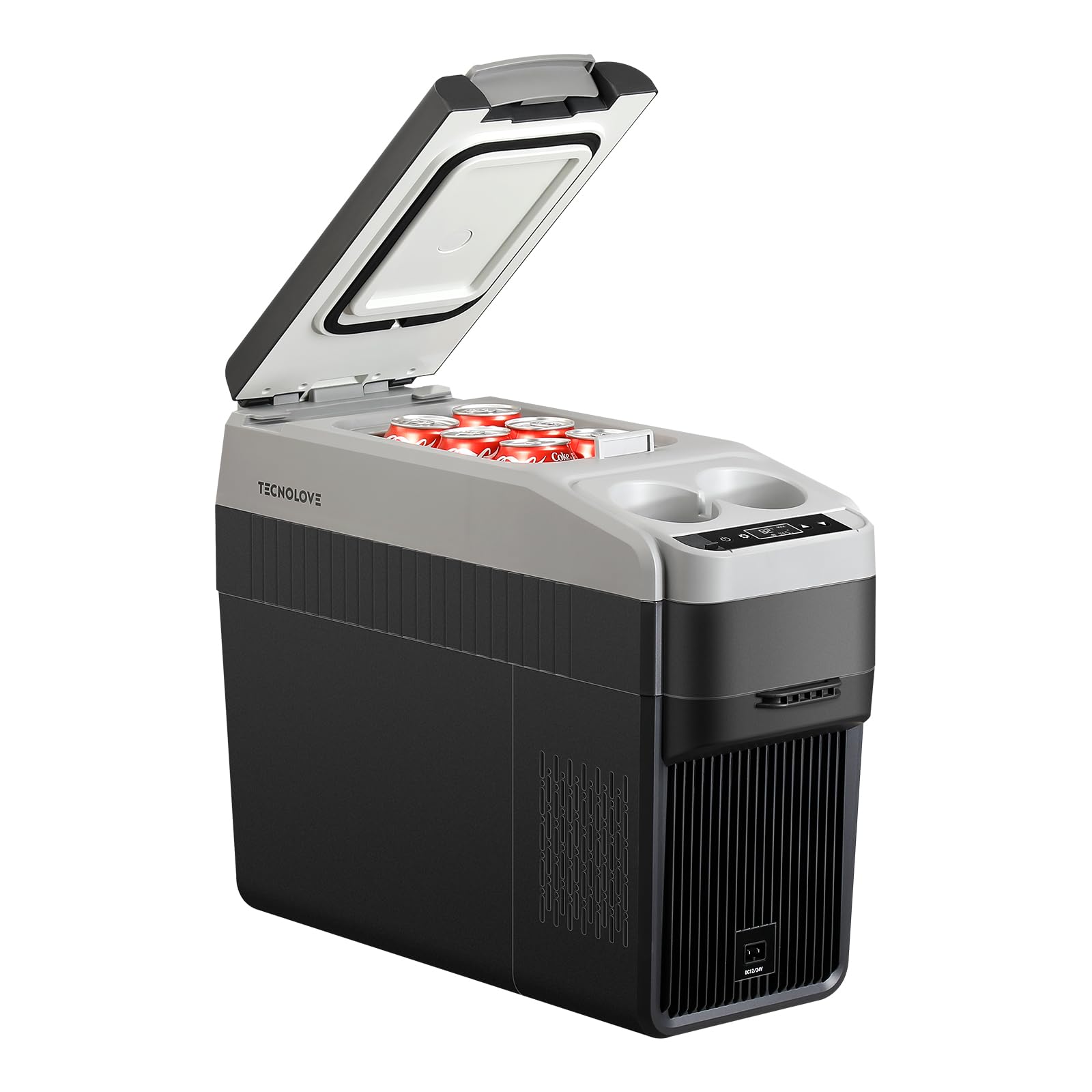 Amazon.co.jp: Tecnolove 車載冷蔵庫 18L -20℃～10℃ 急速冷凍