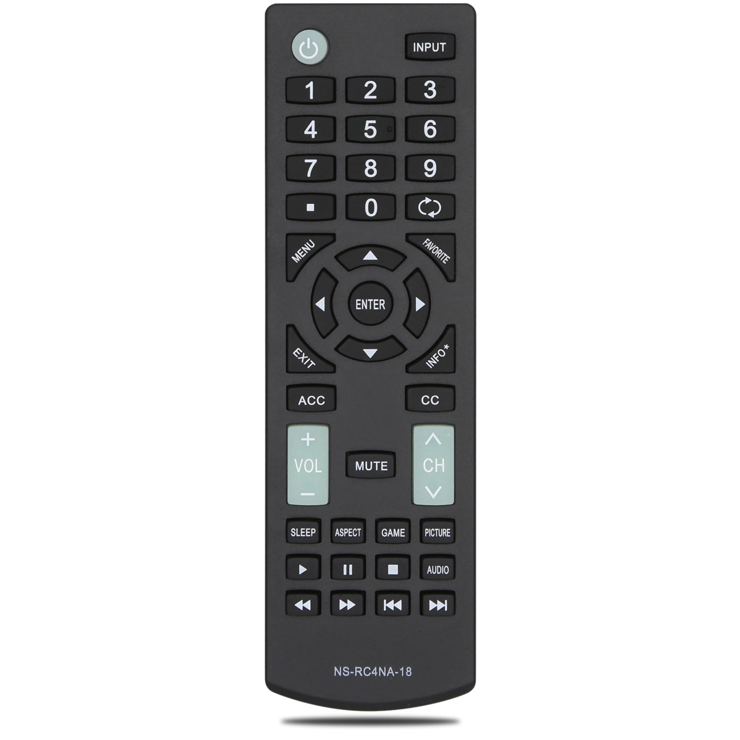 for Insignia TV Remote Control Replacement【Not for Insignia Roku or Fire TV】,Universal TV Remote for Insignia LED LCD Tvs,No Pairing Needed