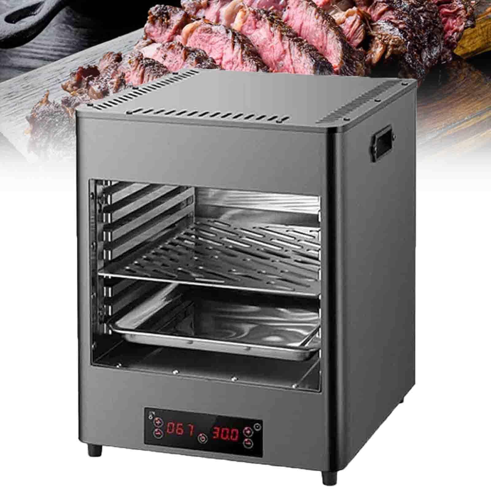 Ptatritious Multicolor Electric Infrared Steak Broiler 1700W/3400W Indoor Smokeless Steak Oven Steak Grill, Counter Steak Cooker For Bbq, Toast, Pizza, Time&Temp Adjustable C