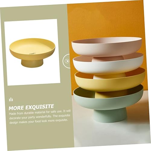 Miniatura 9 de Mikinona Bandeja decorativa para servir frutas, soporte multiusos para aperitivos para el hogar