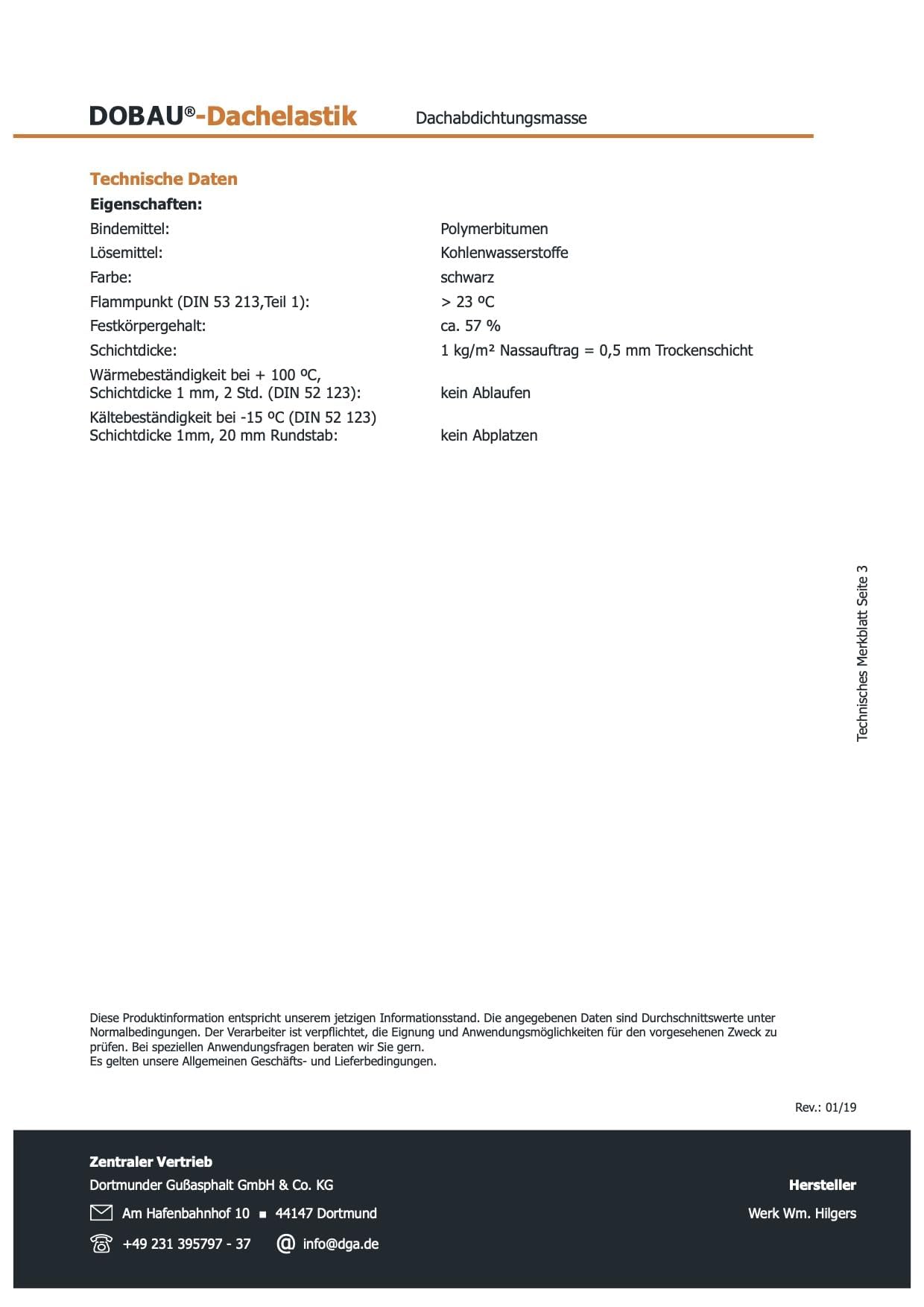 Dachelastik - Elastische Flüssigfolie auf Basis von Polymerbitumen (5, Kilogramm) Schwarz