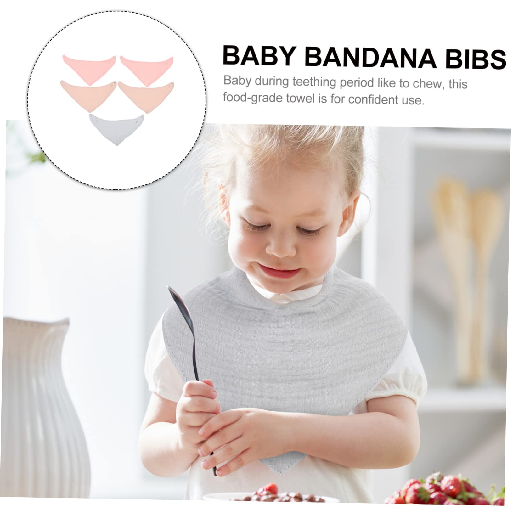 Toyvian 15 Piezas Toalla Triangular Baberos De Toalla Para Comer Comida De Bebé Baberos De Comida De Bebé Toallita Para Bebé Toalla De Saliva Para Bebé Recién Nacido Babero Babero Lavable