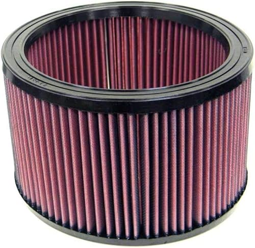 K&N Filtro de aire del motor Alto rendimiento, Premium, lavable, Filtro de repuesto Compatible con Chevrolet 1966 (pastilla K10), E-1170