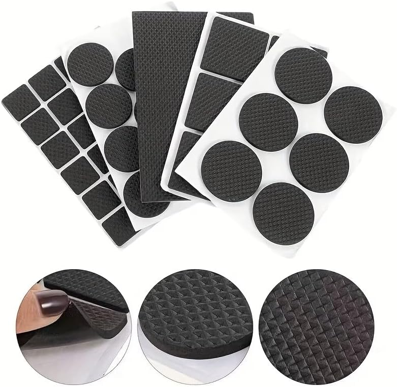 Felt Furniture Pads 30 Pieces, 1.06inch Cuttable Furniture Pads, Anti Scratch Floor Protectors for Chair Legs, Square