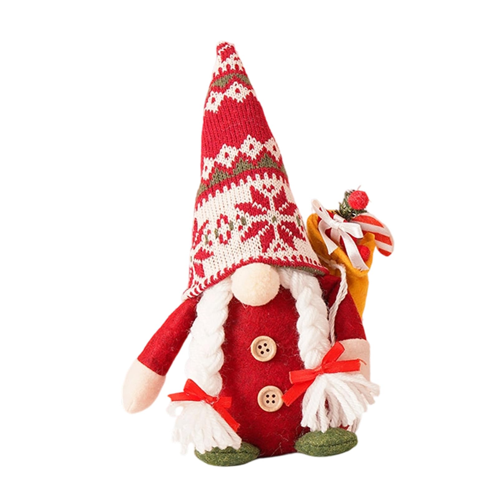 WKabnkn Christmas Gnomes Plush Decoration Handmade Swedish Dwarf Scandinavian Tomte Elves Gnomes For Home Office Table Decors Christmas Decoration