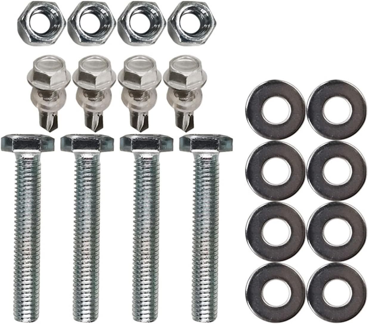 WFLNHB Front Basket Dash Storage Organizer Black Replacement for EZGO RXV 2008+ Golf Carts