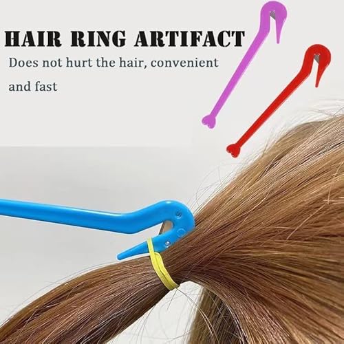 Rubber Bands Soft Elastic Bands For Kid Hair Braids Hair Colorful Elastic Hair Rubber Bands No Crease Damage No Hurt Purple #TOP3