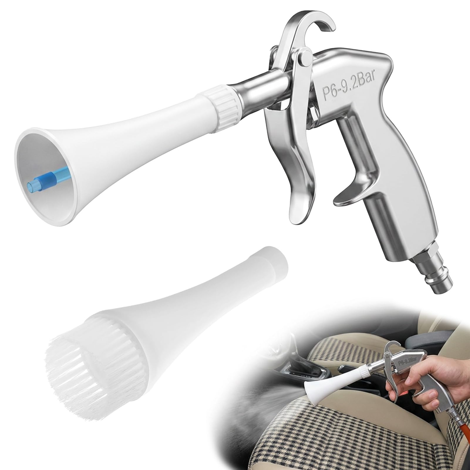 Klyk Dry Blow Gun, Air Cleaning Gun for Car Dashboard Leather Seats