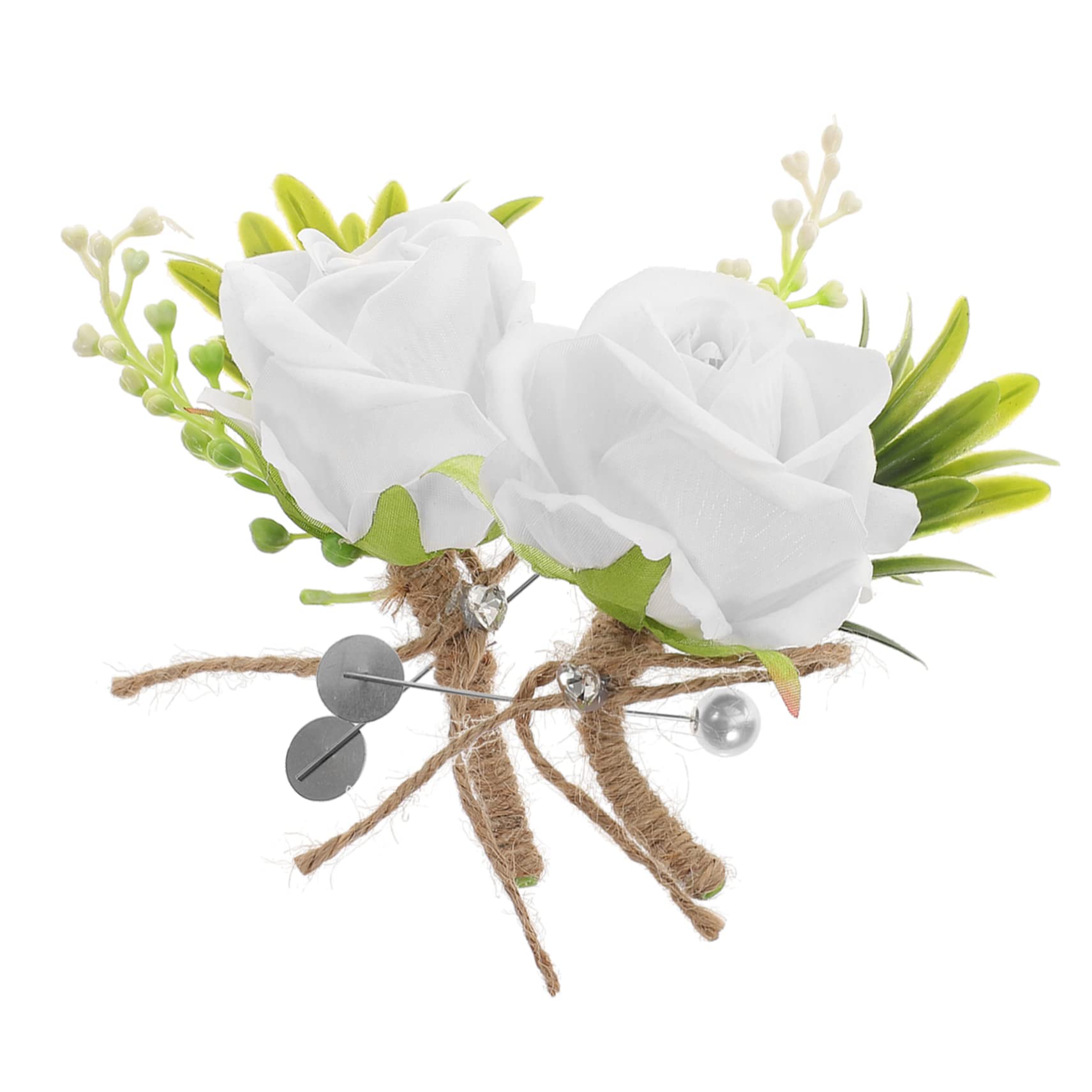 10pezzi Boutonniere Per Matrimonio Corsage Di Artificiali Eleganti Per Sposi e Sposi Decorazione Per Cerimonie e Feste Romantico Per Eventi Speciali