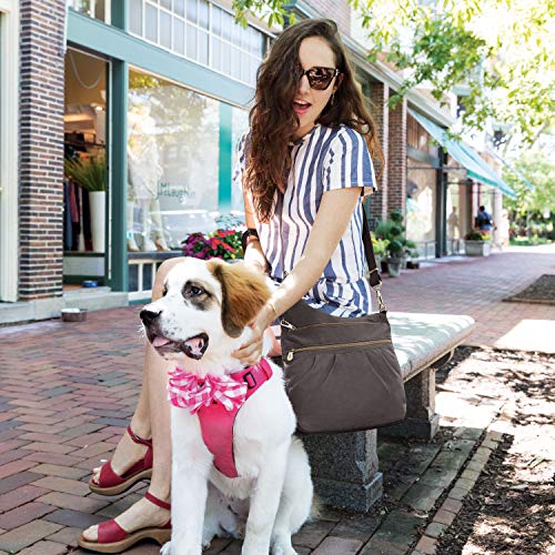 Travelon 43330-500-QV80-01 Anti-Theft Signature 3 Compartment Cross Body Bag thumb #8