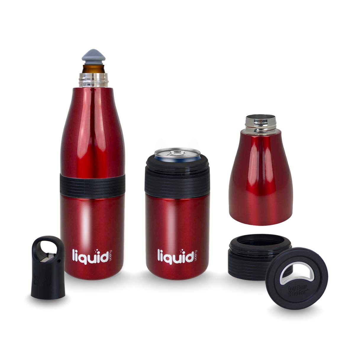 Buy 3 In 1 Insulated Stainless Steel Vacuum Sealed Bottle, Can and