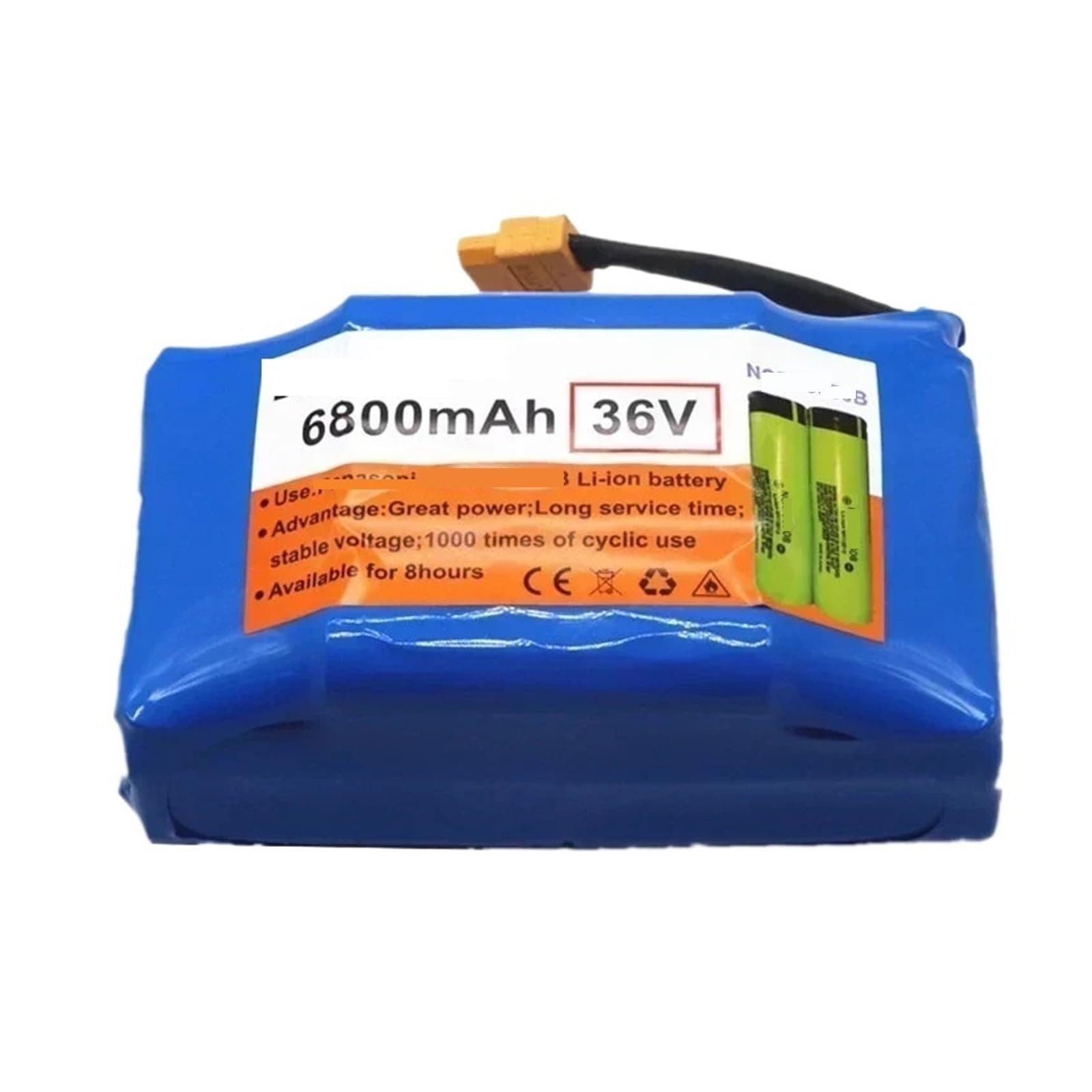 Scooter Twist Car Battery 36V 6800mAh Lithium Battery 10S2P, Compatible For Electric Self Balance Scooter Hoverboard Unicycle Lithium Ion Pack(1pcs battery)