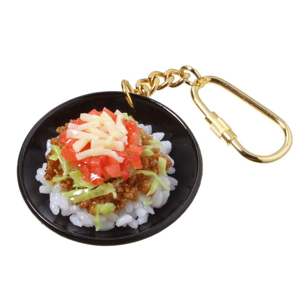 Amazon.co.jp: 食品サンプル屋さんのキーホルダー（タコライス）【食品