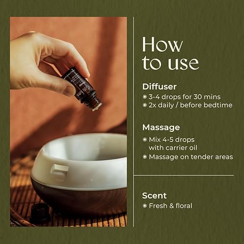 Miniatura 5 de Gya Labs Mezcla de aceites esenciales para dormir, 100% puro y natural, aceite para dormir para difusor y aromaterapia, calmante, hora de dormir y