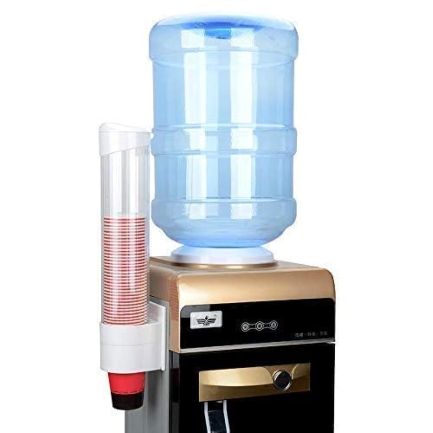 black sparrow Self Adhesive Paper Cup Glass Dispenser Holder, Wall Mounted Plastic Drinking Water Cup Dispenser, Glass Dispenser Holder, Disposable Cup Holder Organizer 4