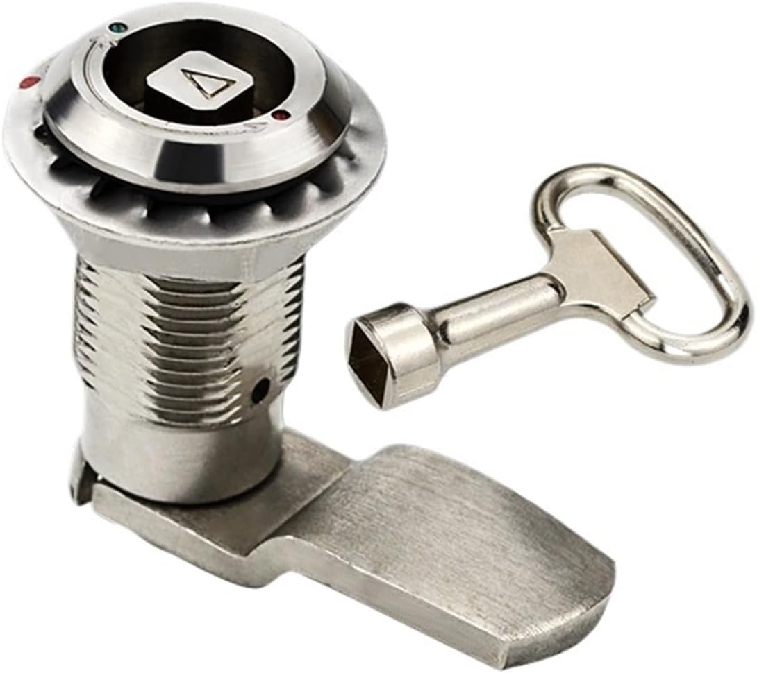 MS816-4B Rotary Latch Lock 304 Stainless Steel with Expansion Closed Tension Type Four-Corner Lock Core 1Pcs