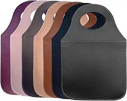 Lixeira Para Carro Couro Ecológico Porta Lixo Universal (Rosa)