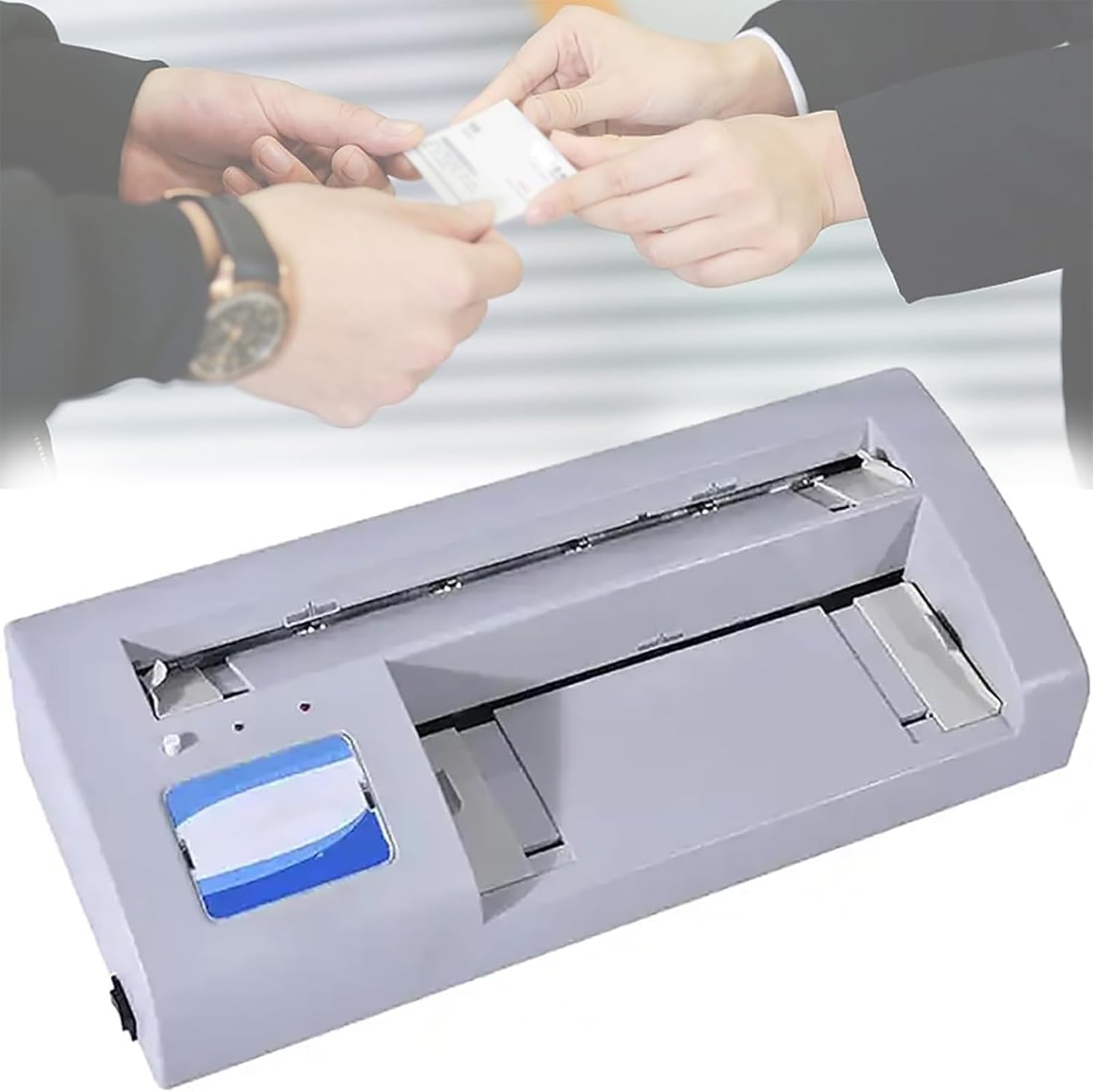 Automatischer Visitenkartenschneider für Einladungen, Mitgliedskarten und Ausweise – Hochgeschwindigkeits-präziser Schneider für Büro und Veranstaltung