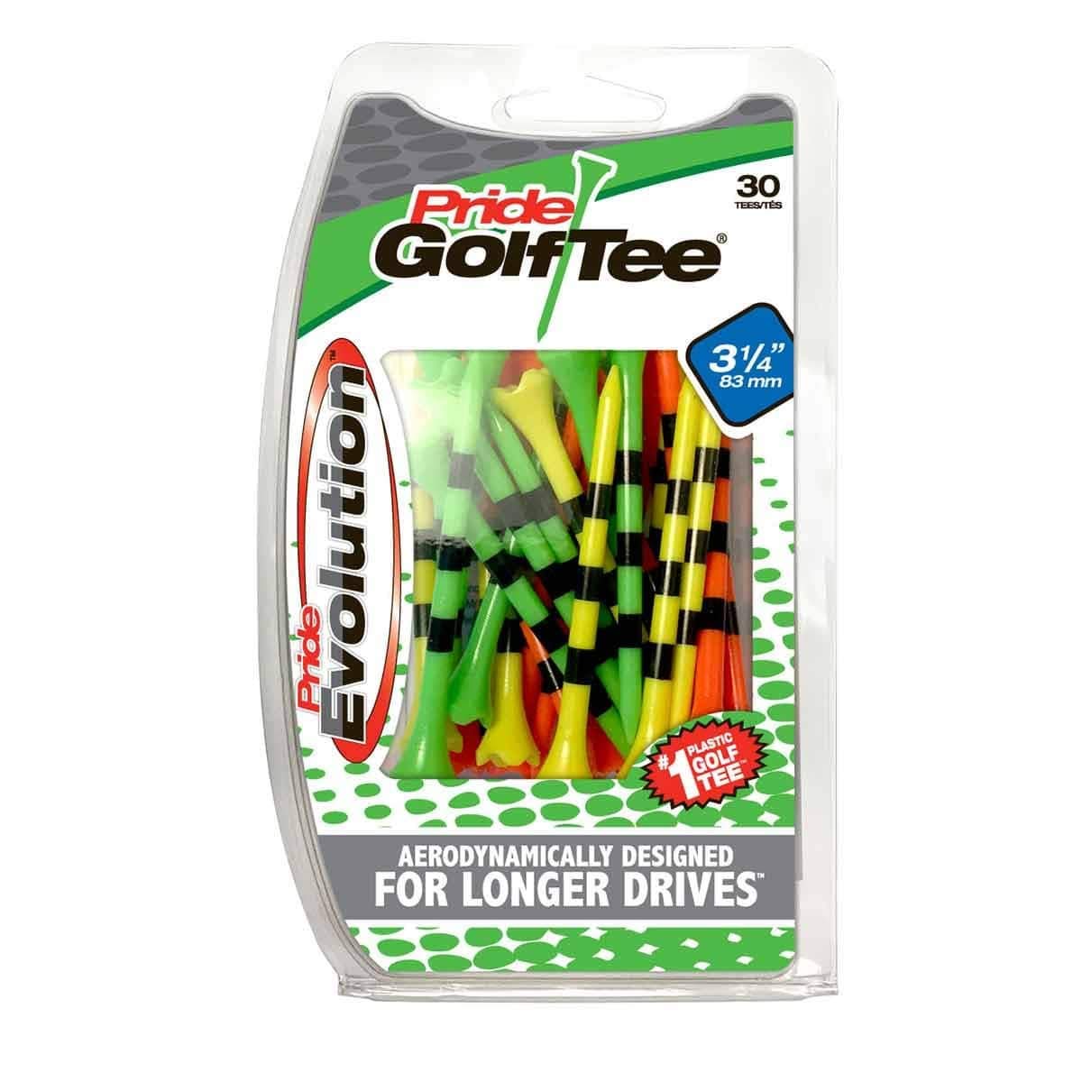 Pride Performance Professional Tee System Evolution 3-1/4 Inch Plastic Golf Tees