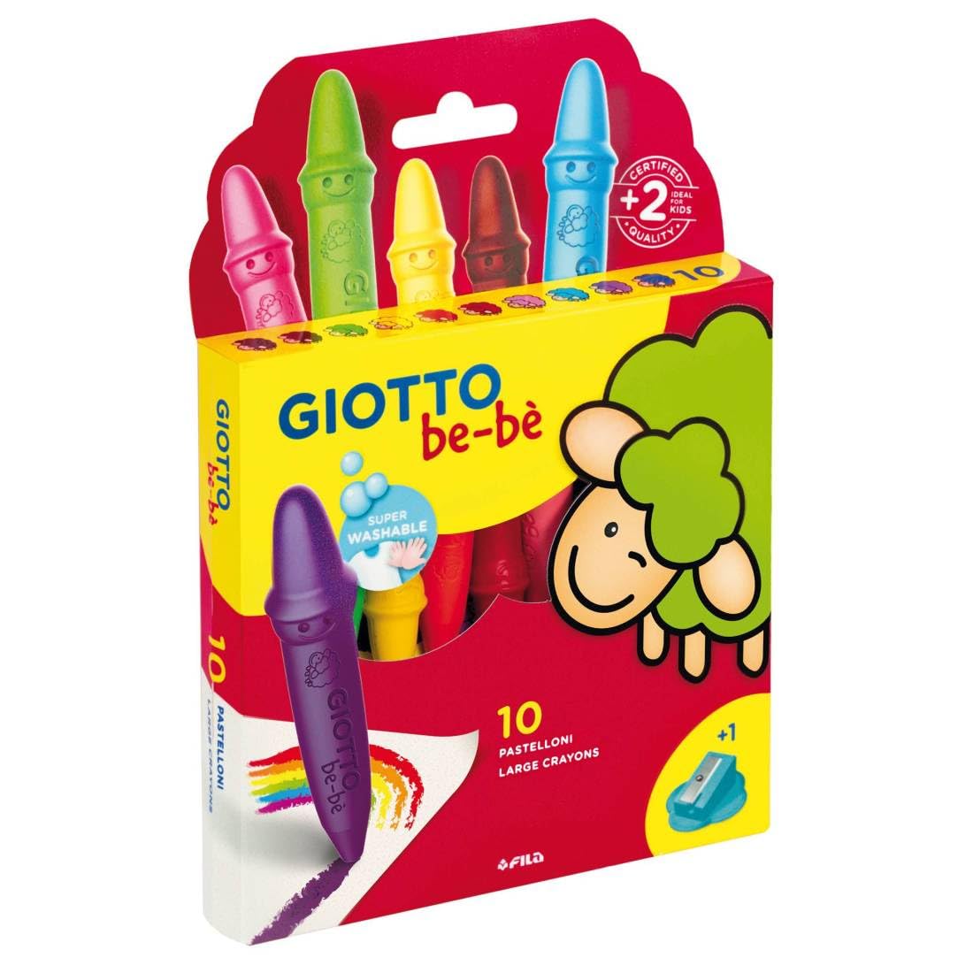 Giotto be-bè Pastillas de cera Giotto Bebé, 10 unidades