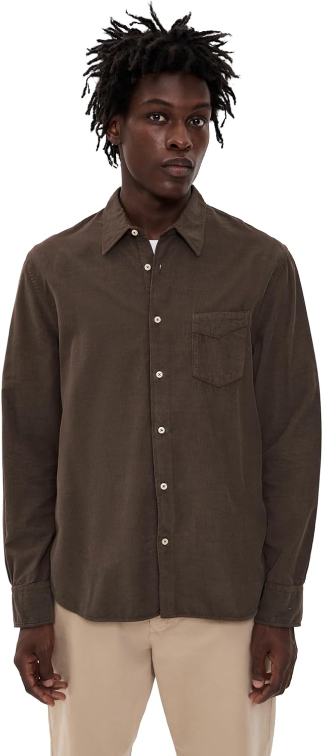 Officine Generale Men’s Benoit Co Corduroy Shirt