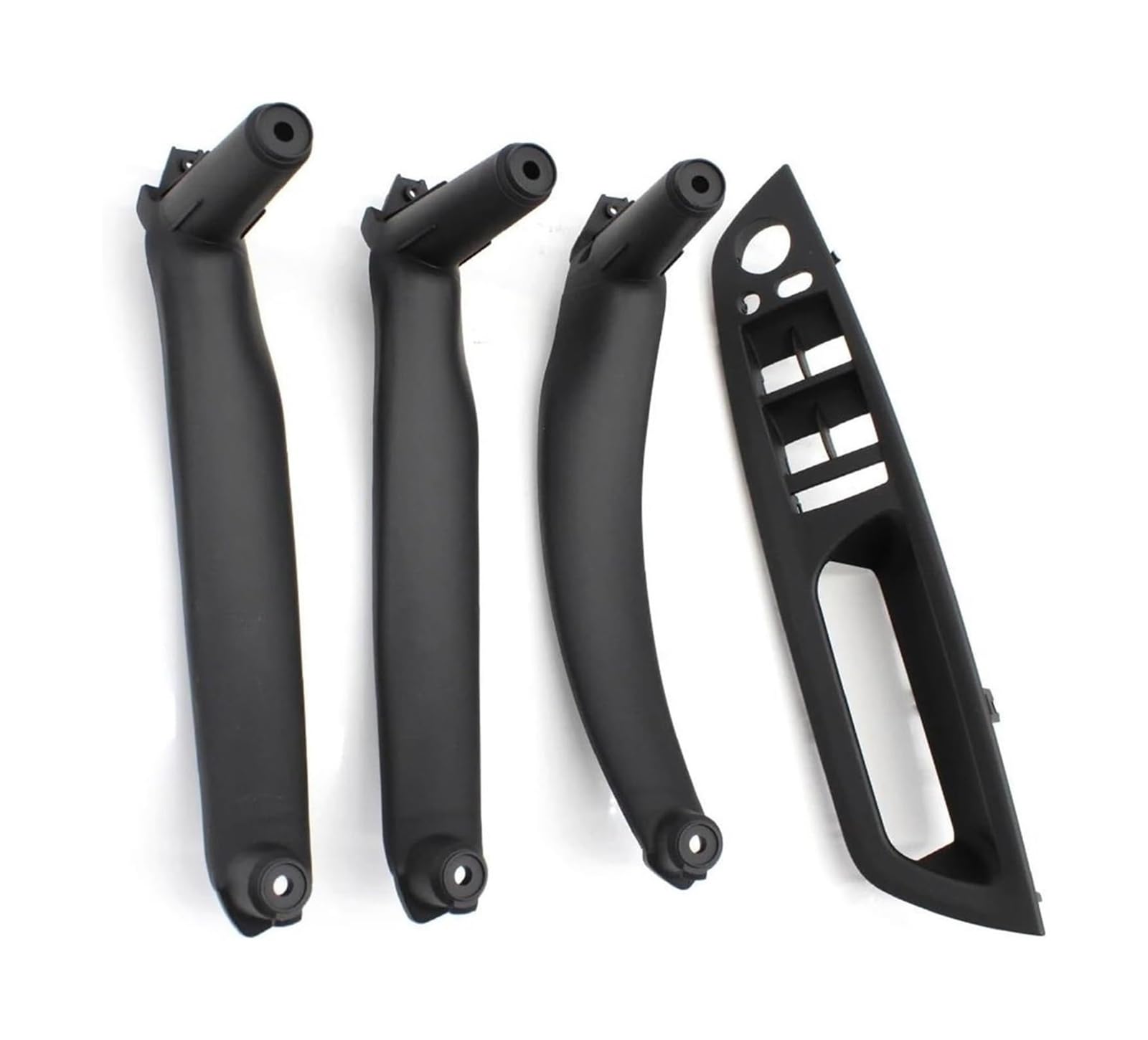 FANGZIQF Inner Door Pull Handles LHD RHD Inteior Door Pull Handle Kit for X5 for X6 E70 E71 2007-2013 4PCS Set(Black,RHD)