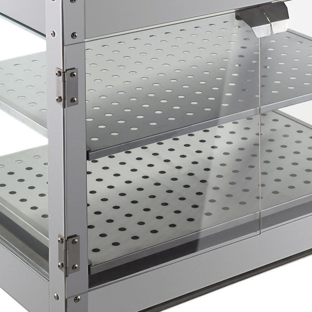 Recipiente de almacenamiento para alimentos, vitrina para aperitivos, iluminación comercial, mostrador caliente, recipiente de calor, vitrina para fiestas, vitrina para mantener el calor, 2