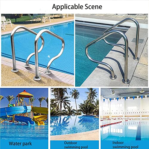 Barandal para piscina de acero inoxidable miniatura 4
