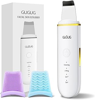 GUGUG Skin Scrubber - Skin Spatula, Blackhead Remover Pore Cleaner,Facial Scrubber Spatula, Comedones Extractor for Facial Deep Cleansing