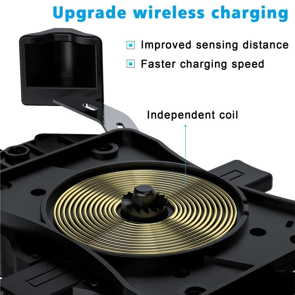 Support Téléphone Moto Chargeur sans Fil QC3.0 USB Navigation GPS De Guidon