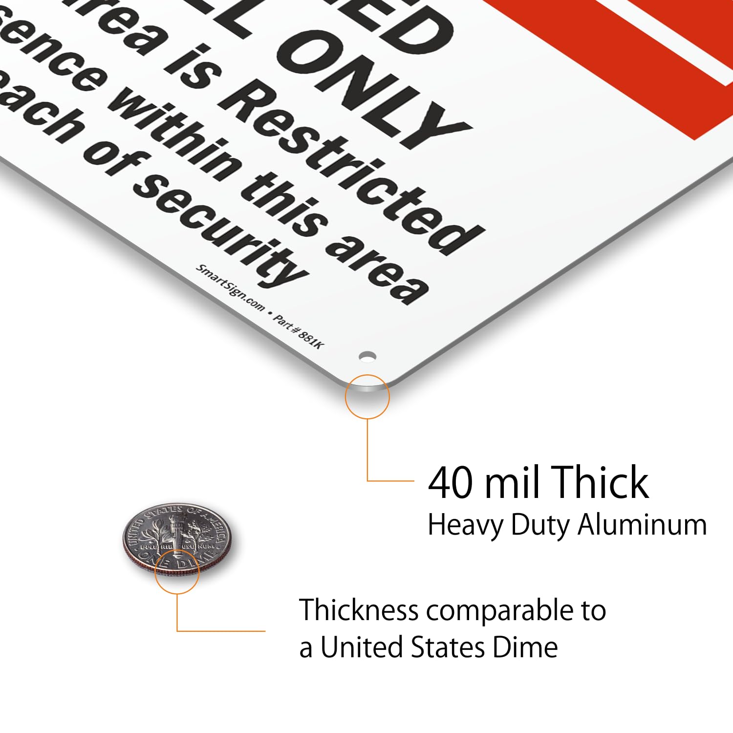 SCAN "Staff Only" Schild, Poliertes Messing-Design – 200 X 50 Mm, Selbstklebend
