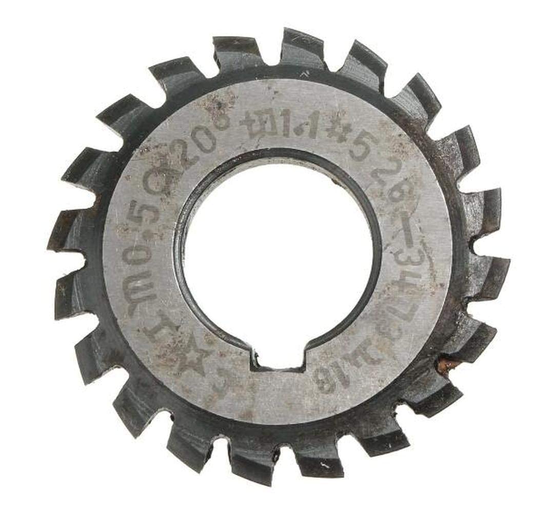 1PCS Module 0.5 PA20 Alésage 16mm # 1-8 HSS Involute Gear Fraise (#8)