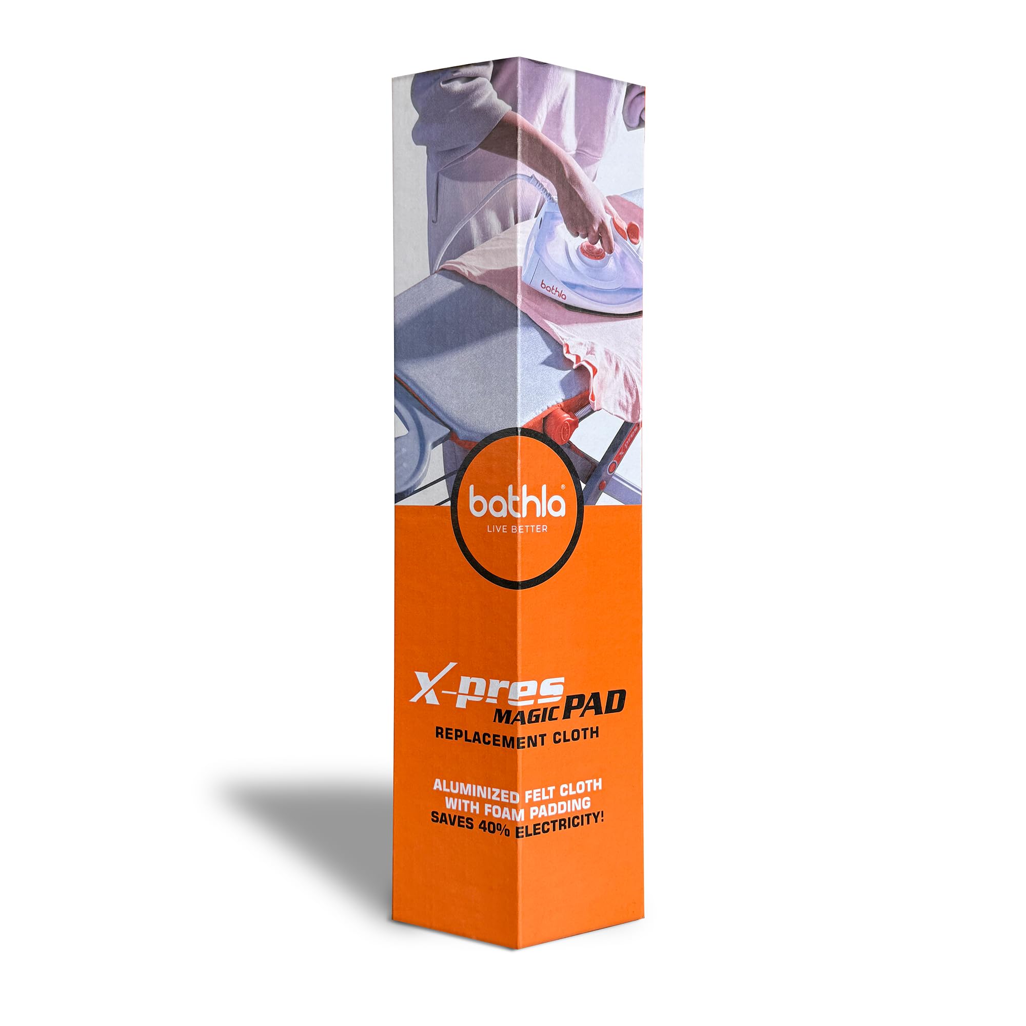 Bathla X-Pres Magic Pad - Aluminised Cloth Cover for Bathla X-Pres Ironing Boards (Silver) | Cloth Only