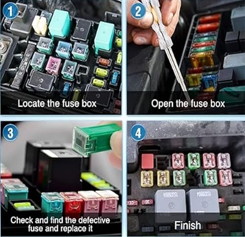 Miniatura 4 de Fusible estándar de 35 amperios (100 unidades), fusibles de hoja de coche de 35 A para cocheRVcamiónSUVmotocicletabarco (35A)