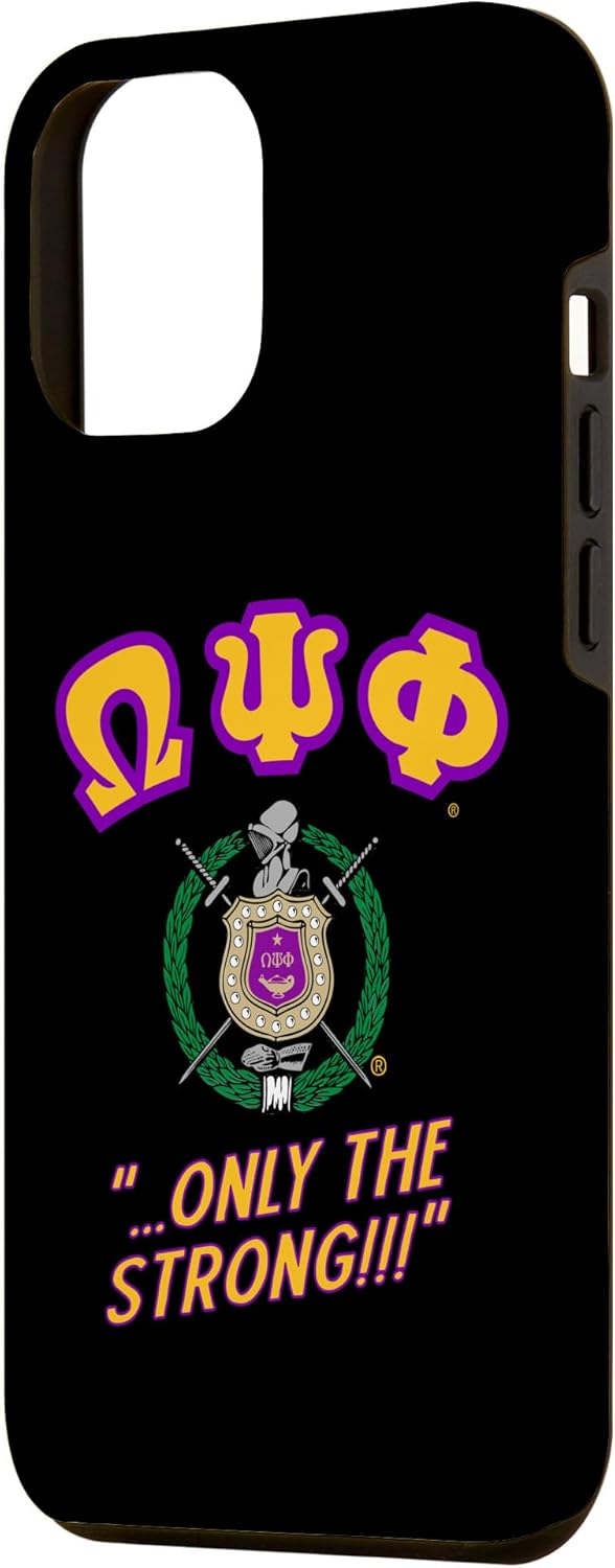 Omega Psi Phi Fraternity Paraphernalia, Omega Psi Phi Ques Case for iPhone 12 Pro Max