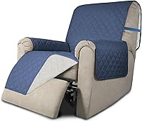 Vista 273 de Easy-Going Funda de Sofá Reclinable Reversible Funda de Sofá Resistente al Agua Funda de Sillón Protector de Muebles con Correas Elásticas
