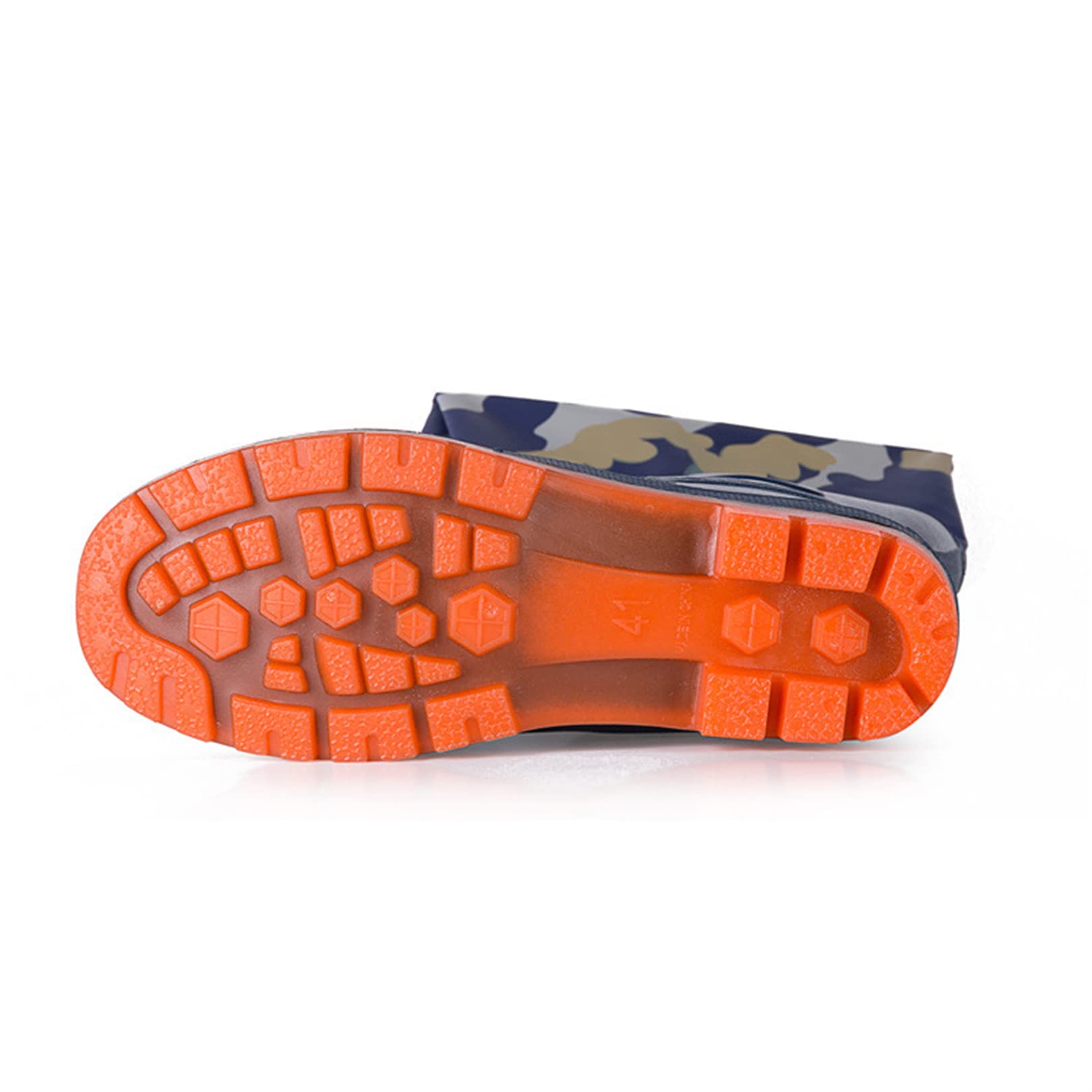 Stivali da Pioggia Extra Alti da Uomo Trampolieri Resistenti all'Usura Fondo Addensato Scarpe da Acqua in Gomma PVC/Nylon Stivali da Pesca Casual Stivali da Caccia Impermeabili