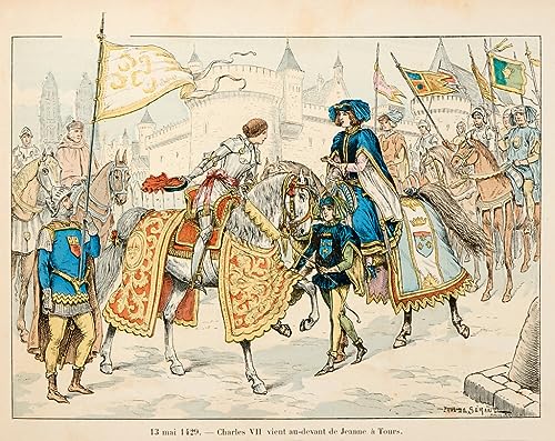 Affiche Arts Jeanne d'Arc de Paul De Semant | Toile Esprit de Famille