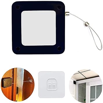 FEELING MALL Automatic Door Closer Punch-Free Sensor Door Closer Universal Door Closer Automatic Residential Commercial Organizer for All Doors with Easy Installation (2)