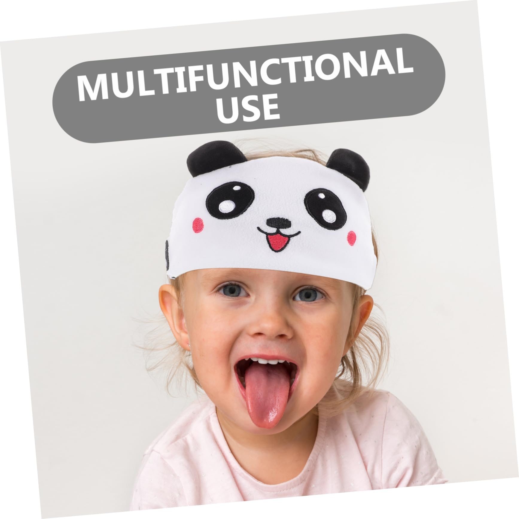 Uonlytech Auriculares Inalámbricos Para Niño Niña Con Diadema De Panda Suaves Y Cómodos Para Dormir Y Viajar Control De Volumen Y Diseño Ergonómico Para Uso Prolongado